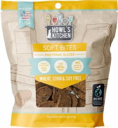 Howls Soft Bite Pastrami Slices, Dog Treats, 4oz