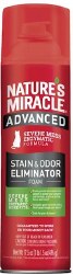 Natures Miracle Advanced Stain and Odor Eliminator Foam for Cats 17.5oz