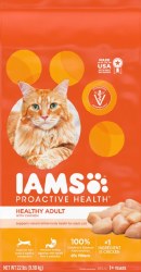 IAMS ProActive Health Healthy Adult Formula with Chicken, Dry Cat Food, 7lb