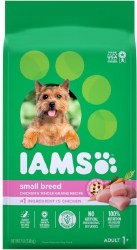 IAMS Small Breed Adult Formula Chicken Recipe Dry Dog Food 7 lbs