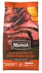 Merrick Real Texas Beef and Sweet Potato Recipe Grain Free Dry Dog Food 22lb