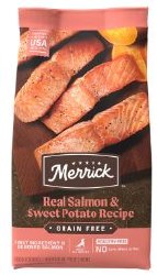 Merrick Real Salmon and Sweet Potato Recipe Grain Free Adult Dry Dog Food 22lb