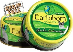 Earthborn Holistic Chicken Catacciatori Recipe Grain Free Canned Wet Cat Food 3oz