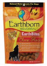Earthborn Holistic EarthBites Cheese Flavor Natural Moist Treats For Dogs 7.5oz