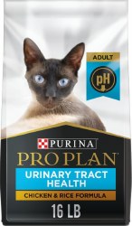 Purina ProPlan Focus Adult Urinary Tract Health Formula with Chicken and Rice, Dry Cat Food, 16lb