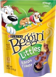 Purina Beggin Littles Bacon Treat, Dog Treats, 6oz