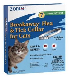 Zodiac Breakway Flea & Tick Collar for Cats, Dog Flea, Adjustable For Up to 7 month