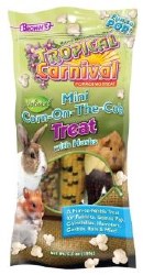 FMBrown's Tropical Carnival Mini Corn-on-the-Cob with Husks, Small Animal Treat, 5.5oz