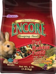 Browns Gourmet Encore Foraging Feast Rabbit Food 4 lbs