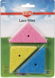 Kaytee Lava Bites Small Animal Teething Chews, 3 count