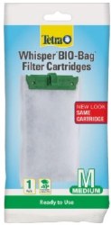Tetra Whisper Unassembled Bio Bag Cartridge, Medium, 1 pack