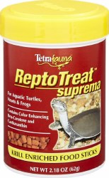 Tetra Fauna Repto Treat Supreme Krill Enriched Sticks Reptile Food and Treats 2.18oz