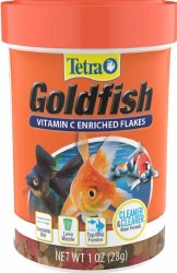 TetraFin Goldfish Flakes Fish Food 1oz