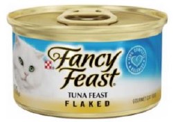 Purina Fancy Feast Flaked Tuna, Wet Cat Food, 3oz
