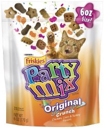 Purina Friskies Party Mix Original. case of 10, 2.1oz