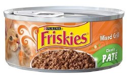 Purina Friskies Mixed Grill Pate, Wet Cat Food, 5.5oz