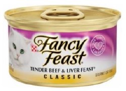 Purina Fancy Feast Beef and Liver, Wet Cat Food, 3oz