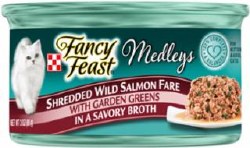 Purina Fancy Feast Medleys Shred Salmon, Wet Cat Food, 3oz