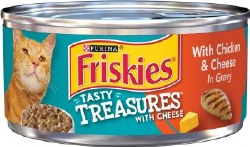 Purina Friskies Chicken and Cheese Treasures, 5oz