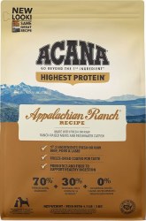 Acana Regionals Appalachian Ranch with Ranch-Raised Red Meat and Freshwater Catfish Grain Free, Dry Dog Food, 4.5lb