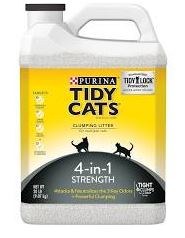 Purina Tidy Cats 4-in-1 Strength Litter, Cat Litter, case of 2, 20lb