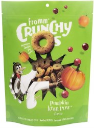 Fromm Crunchy O's Pumpkin Kran POW Flavor Dog Treats 6oz