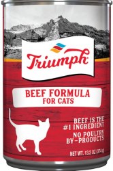 Triumph Beef Formula Premium Canned Wet Cat Food 13oz
