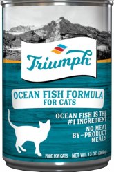 Triumph Ocean Fish Formula Premium Canned Wet Cat Food 13oz