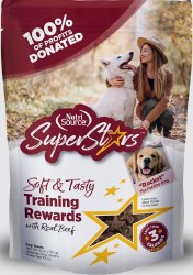 NutriSource Superstar Training Treat Beef, Dog Treats, 4oz