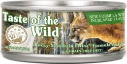 Taste of the Wild Rocky Mountain Feline Formula with Salmon and Venison in Gravy Grain Free Canned Wet Cat Food 5.5oz