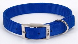 Coastal Pet Pro Double Nylon Dog Collar 1inch x 24 inch Blue
