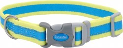 Coastal Pet Reflective Collar 20 inch Aqua Yellow