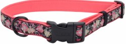 Neoprene Collar 5/8 inch x 8-12 inch Pink Yeelow Flowers