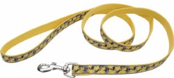 Ribbon Nylon Yellow Buttercup 6 inch x 5/8 inch Wide Leash