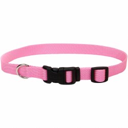 5/8 inch x 10-14 inch Adjustable Collar Pink