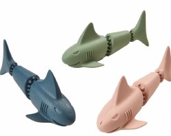 Spot Love the Earth Shark, Dog Toy, Assorted, 7 inch