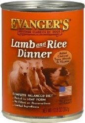 Evanger's Classic Recipes Lamb and Rice Dinner Canned Wet Dog Food 12.8oz