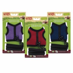 Living World Harness & Lead  Assorted Colors Medium