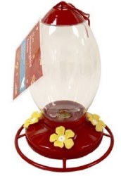 Heath Mfg Tear Drop Hummingbird Feeder, Holds 32oz of Nectar