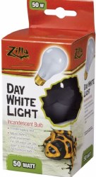 Zilla Incandescent Day White Heat Reptile Bulb 50W