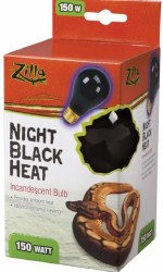 Zilla Incandescent Night Black Heat Reptile Bulb 150W