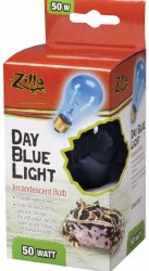 Zilla Incandescent Day Blue Heat Reptile Bulb 50W