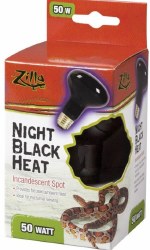 Zilla Incandescent Night Black Heat Spot Reptile Bulb 50W