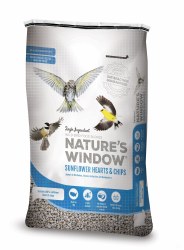 Natures Window Coarse Sunflower Chips, Wild Bird Seed, 5lb