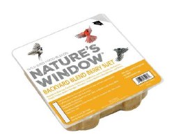 Natures Window BackYard Blend Berry Suet, Wild Bird Suet, 11.25oz
