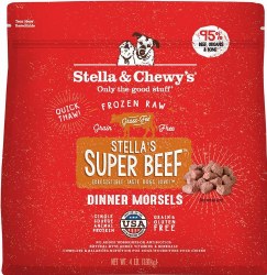 Stella & Chewy's Frozen Patties W  Morsel Dog Beed 4lb
