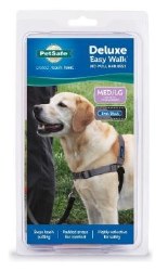 Petsafe Deluxe Easy Walk Dog Harness, Gray, Medium Large