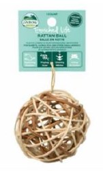 Oxbow Rattan Ball, Small Animal Toy