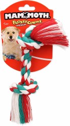 Mammoth Flossy Chews Bone Rope Chew for Dogs, Multicolor, 9 inch