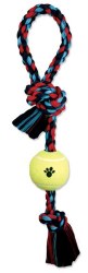 Mammoth Tug with Tennis Ball, 20in Pull